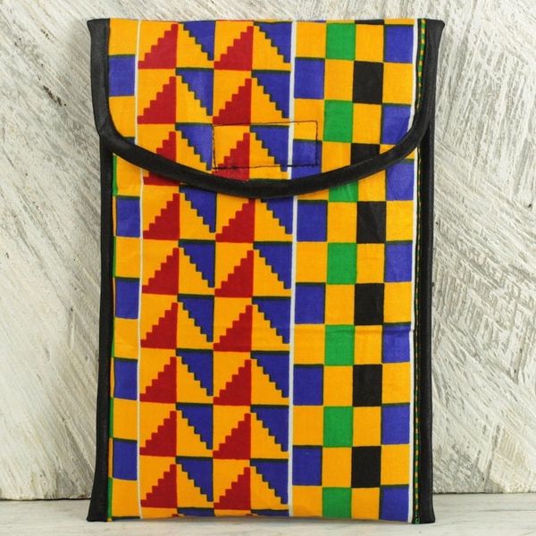 Alternate image for iPad Case with Lively and Colorful Kente Cloth Patterns Royal Pattern