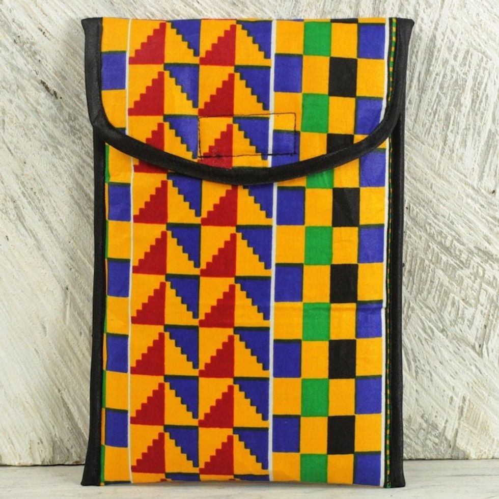 iPad Case with Lively and Colorful Kente Cloth Patterns 'Royal Pattern'