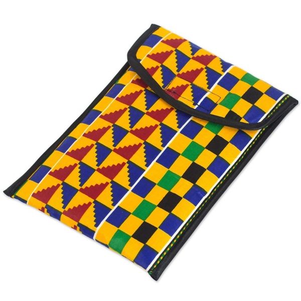 Alternate image for iPad Case with Lively and Colorful Kente Cloth Patterns Royal Pattern