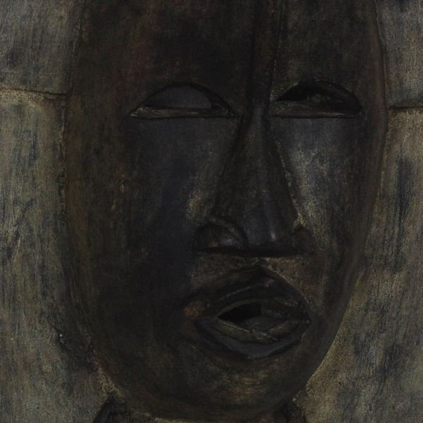 Alternate image for Handcrafted Sese Wood African Wall Mask from Ghana Kingship