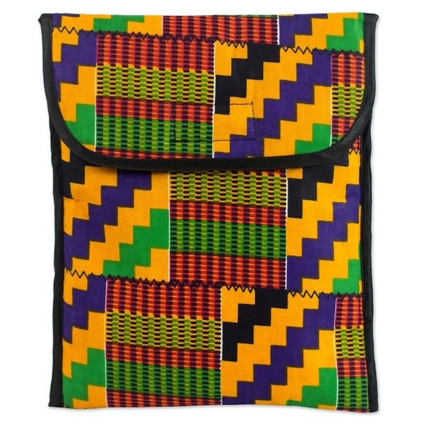 Alternate image for Beautifully Patterned Kente iPad Case with Foam Padding Upbeat