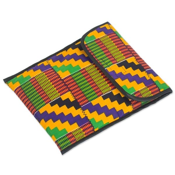 Alternate image for Beautifully Patterned Kente iPad Case with Foam Padding Upbeat