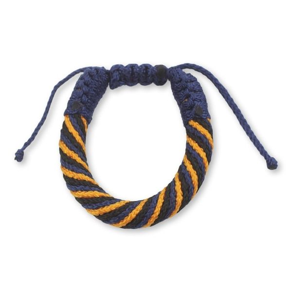Alternate image for Hand Crafted Mens African Adjustable Cord Bracelet Krobo Strength