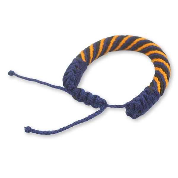 Alternate image for Hand Crafted Mens African Adjustable Cord Bracelet Krobo Strength