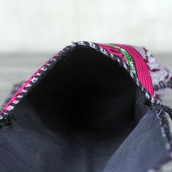 Alternate image for Multicolored Printed Cotton Shoulder Bag from Ghana Otherworldly Beauty