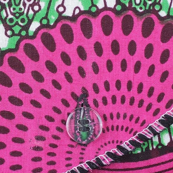 Alternate image for Multicolored Printed Cotton Shoulder Bag from Ghana Otherworldly Beauty