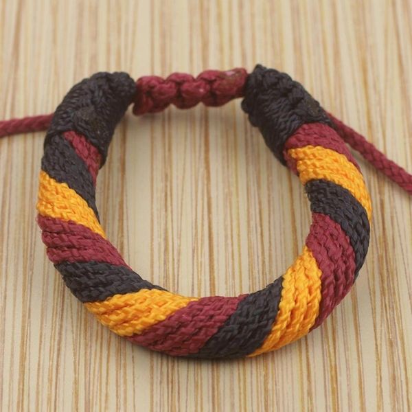 Alternate image for Ghana Artisan Crafted Mens Cord Wristband Bracelet Krobo Resolve