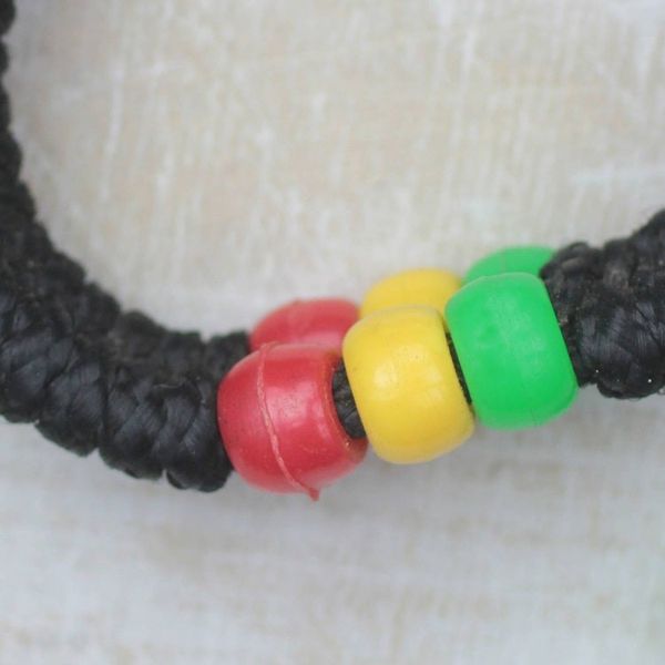 Alternate image for Recycled Plastic Beaded Cord Bracelet from Ghana Pop of Color