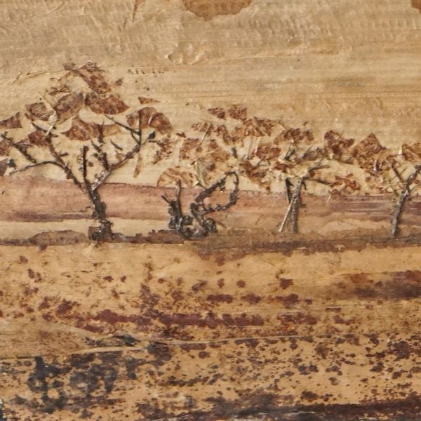 Alternate image for Handcrafted Natural Fiber Wall Art of Ghanaian Landscape Afforestation