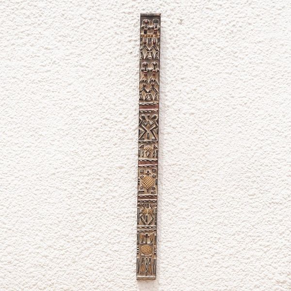Alternate image for Ghanaian Dogon Board-Like Mahogany Wall Relief Panel Atsula Dogon Board