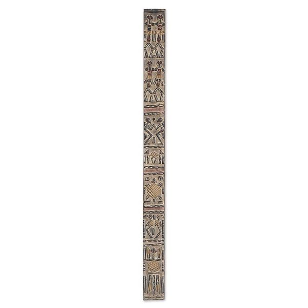 Alternate image for Ghanaian Dogon Board-Like Mahogany Wall Relief Panel Atsula Dogon Board
