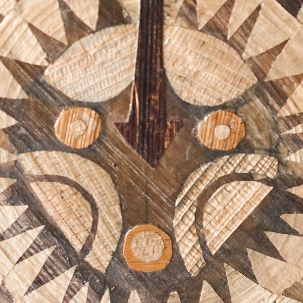 Alternate image for Ghanaian Handmade Natural Fiber Dakar Mask Wall Art Dakar Mask IV