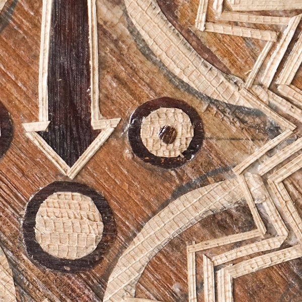Alternate image for Sun-Inspired Handcrafted Natural Fiber Wall Art from Ghana Solar Mask II