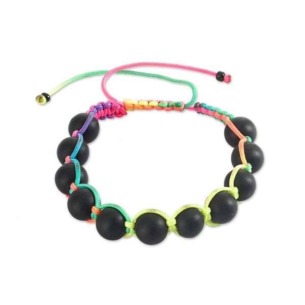 Alternate image for Handmade Recycled Glass Bead Bracelet from Ghana Vivid Bonds
