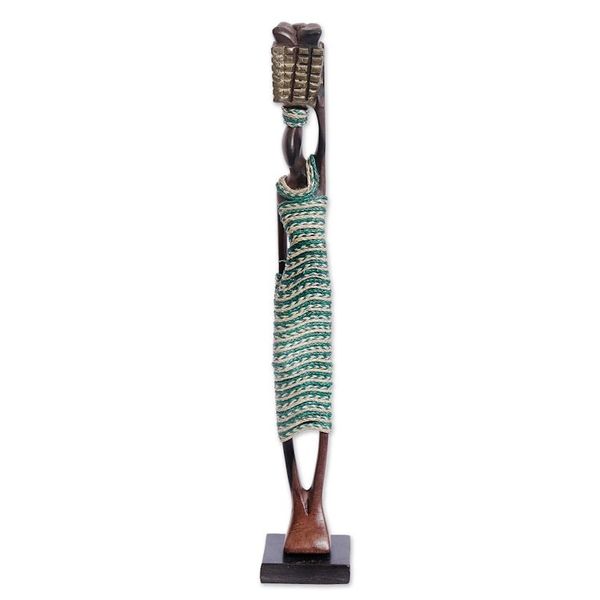 Alternate image for Artisan Crafted Ebony Wood Sculpture Obaapa III
