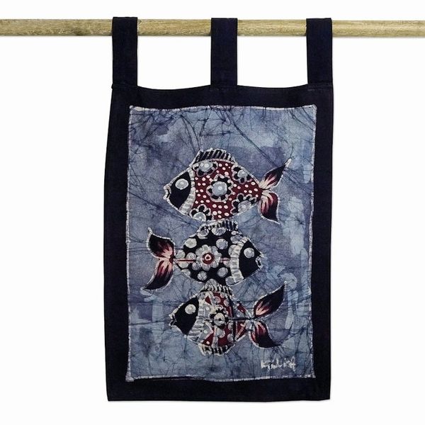 Alternate image for Batik Wall Hanging from Africa Three Sisters