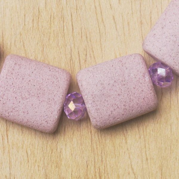 Alternate image for Eco-Friendly Beaded Purple Necklace Purple Aseda