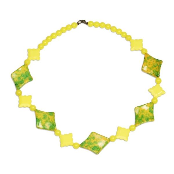 Alternate image for Eco-Friendly Beaded Necklace with Brass Clasp Pretty Girl