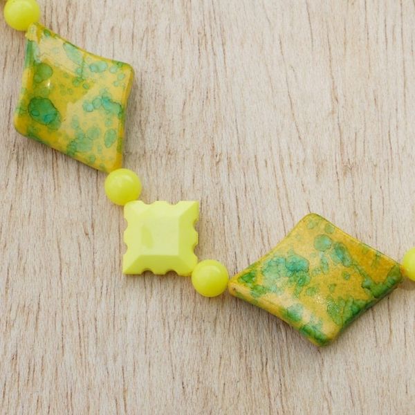 Alternate image for Eco-Friendly Beaded Necklace with Brass Clasp Pretty Girl