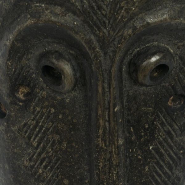 Alternate image for Hand Made Sese Wood Wall Mask Wide Eyes