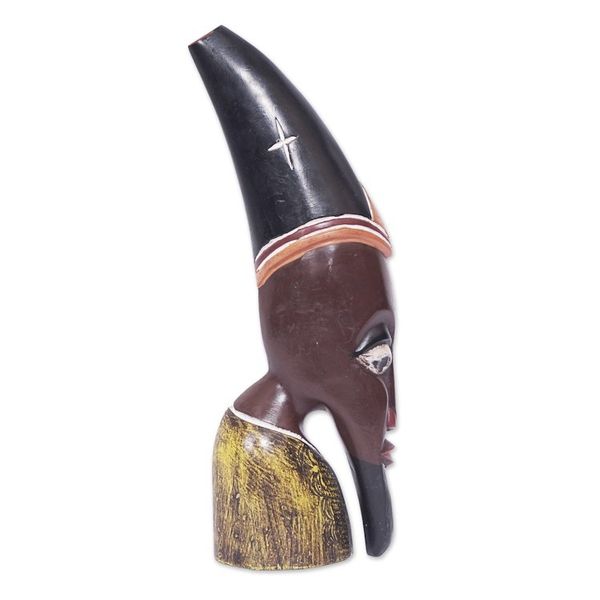 Alternate image for Hand-Carved Sese Wood Sculpture from Ghana Torgbi