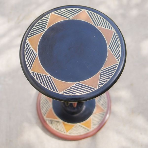 Alternate image for Handcrafted Elephant Motif Accent Table Elephant Walk