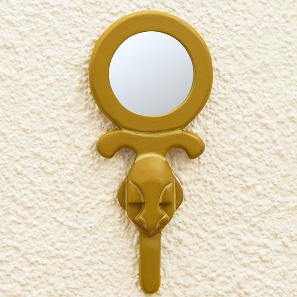 Alternate image for Hand Made Ofram Wood Wall Mirror Sikakokoo