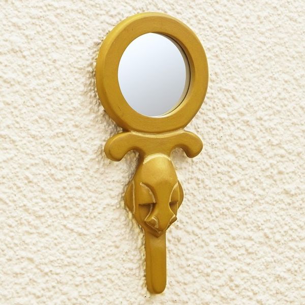 Alternate image for Hand Made Ofram Wood Wall Mirror Sikakokoo