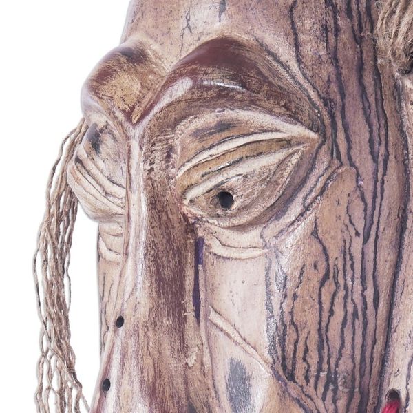 Alternate image for Hand Carved Wood Mask with Turtle Motif Turtle Time