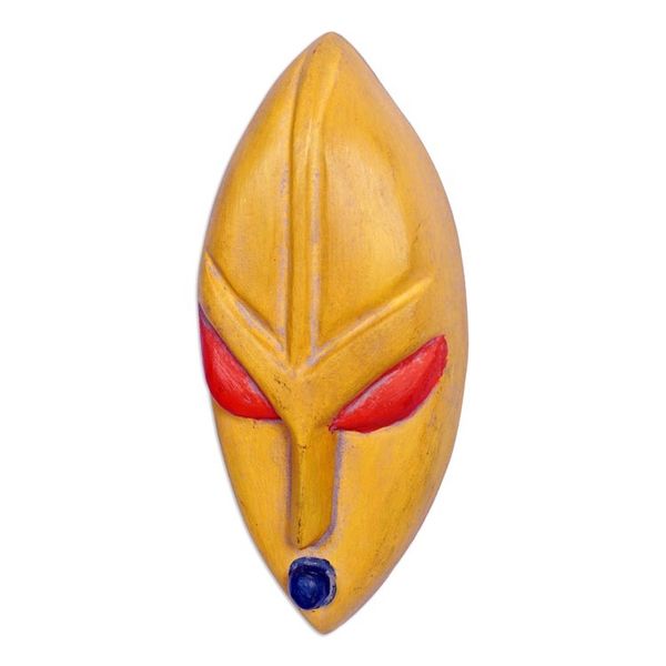 Alternate image for Handmade Yellow and Red African Mask of Pharaoh Hatshepsut Hatshepsut