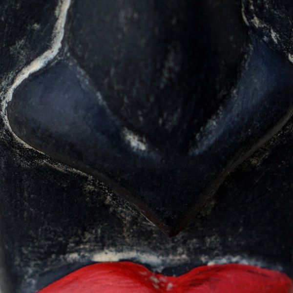 Alternate image for Handmade Black and Red African Mask of Queen Nzinga Mbande Nzinga Mbande