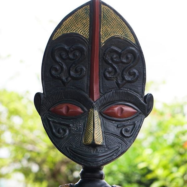 Alternate image for Sese Wood and Aluminum Plated Sculpture Father of Unity