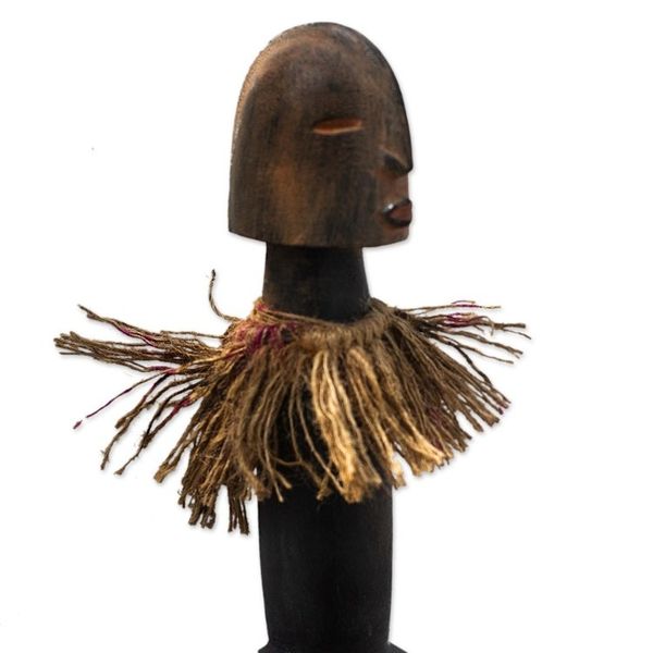Alternate image for Hand Made African Sese Wood Mask Mossi