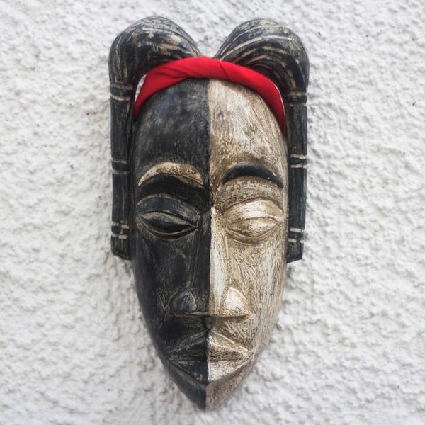 Alternate image for African Wood Mask of Yaa Asantewaa from Ghana Asantewaa Duality
