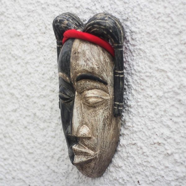 Alternate image for African Wood Mask of Yaa Asantewaa from Ghana Asantewaa Duality