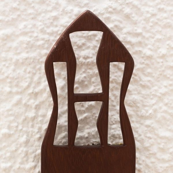 Alternate image for Handcrafted Mahogany Wood Wall Art Winner
