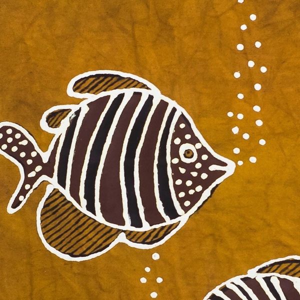 Alternate image for Cotton Wall Hanging with Underwater Scene Best friends