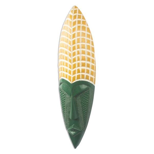 Alternate image for Hand Crafted African Wood Mask from Ghana Peace and Love