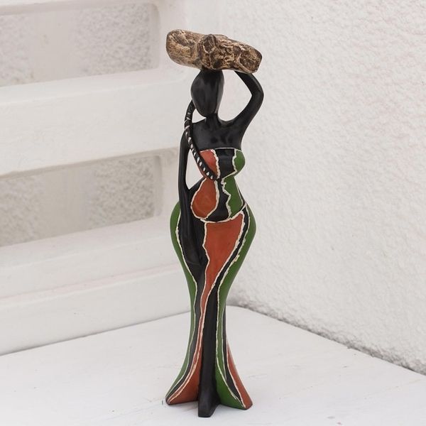 Alternate image for Hand Carved Sese Wood Figurative Sculpture Ohemaa II