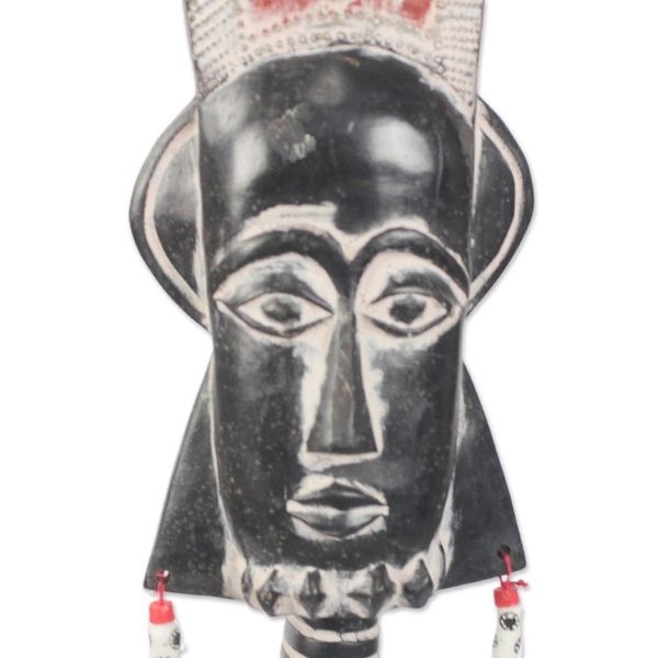 Alternate image for Hand-Carved African Sese Wood Sculpture from Ghana Auntie Abena