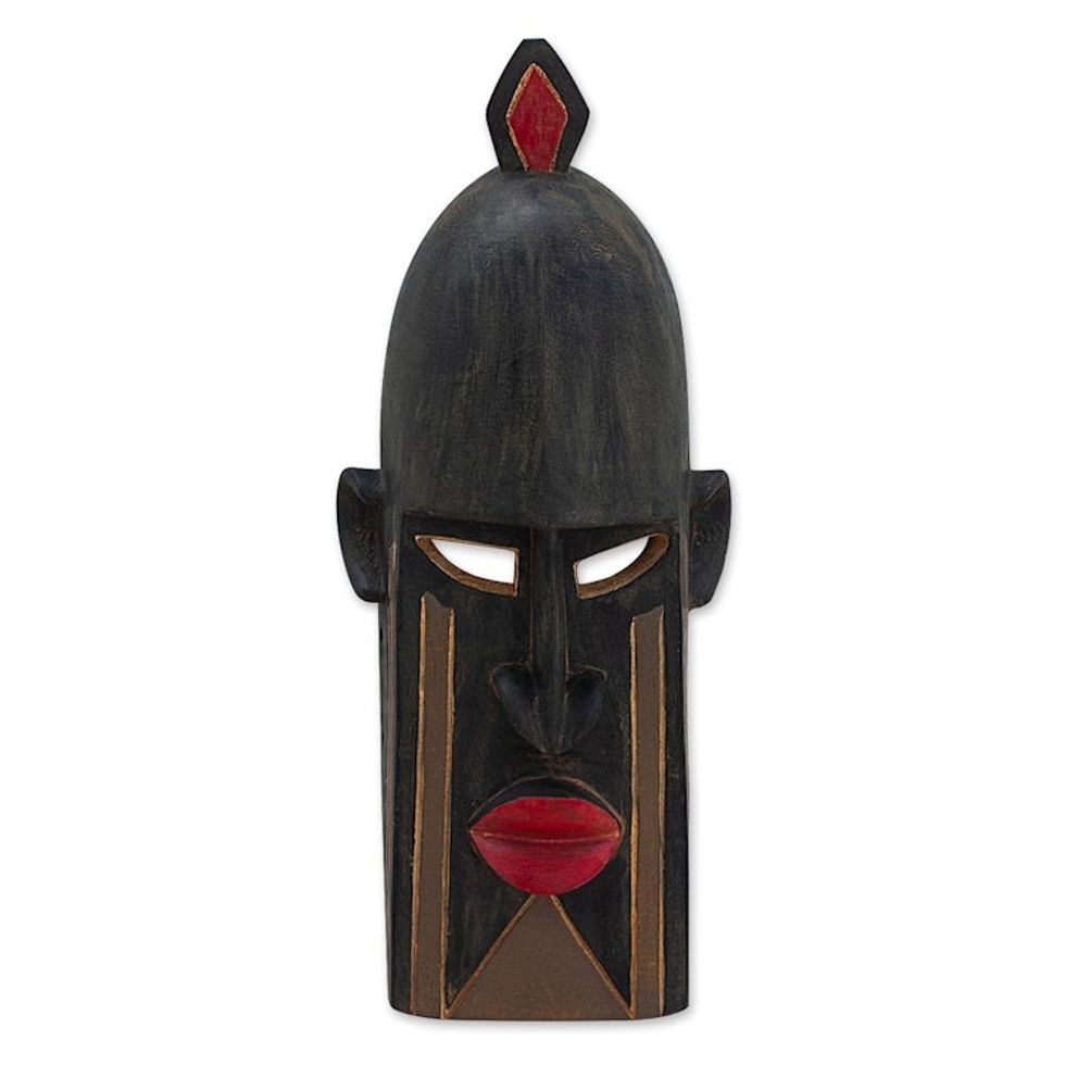Hand Made African Sese Wood Mask 'Dogon Tribe II'