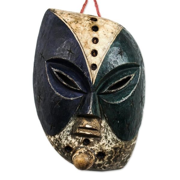 Alternate image for Artisan Crafted African Sese Wood Mask Guro