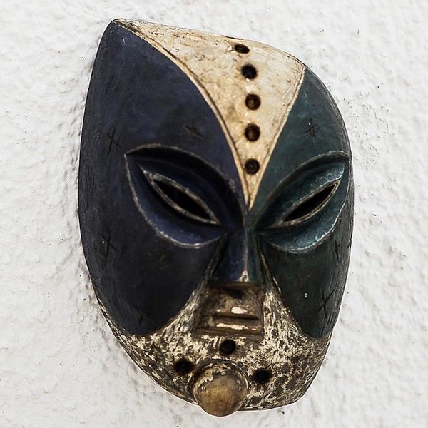 Alternate image for Artisan Crafted African Sese Wood Mask Guro