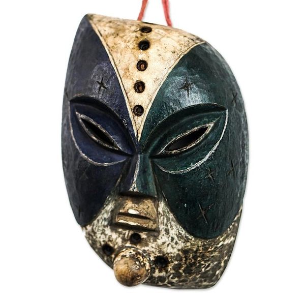 Alternate image for Artisan Crafted African Sese Wood Mask Guro