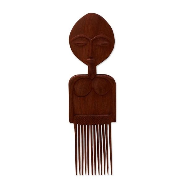 Alternate image for Hand Made Mahogany Wood Wall Art Sefadzi