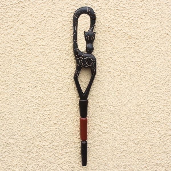 Alternate image for Hand Carved and Painted Giraffe Walking Stick Giraffe Arch