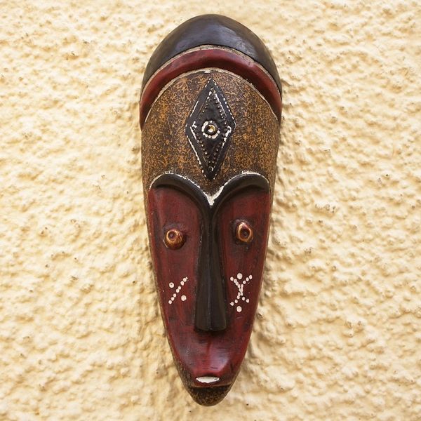 Alternate image for West African Hand Crafted Sese Wood Mask Jendayi
