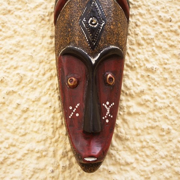 Alternate image for West African Hand Crafted Sese Wood Mask Jendayi