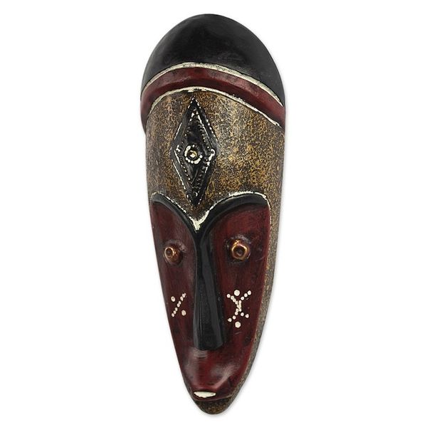 Alternate image for West African Hand Crafted Sese Wood Mask Jendayi