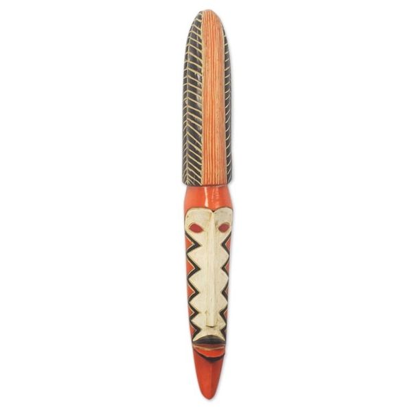 Alternate image for Artisan Crafted Sese Wood Mask from Ghana Clemency